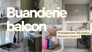 قبل / بعد | من (BALCON) إلى غرفة غسيل( BUANDERIE)  🫧 تنظيف عميق MACHINE À LAVER