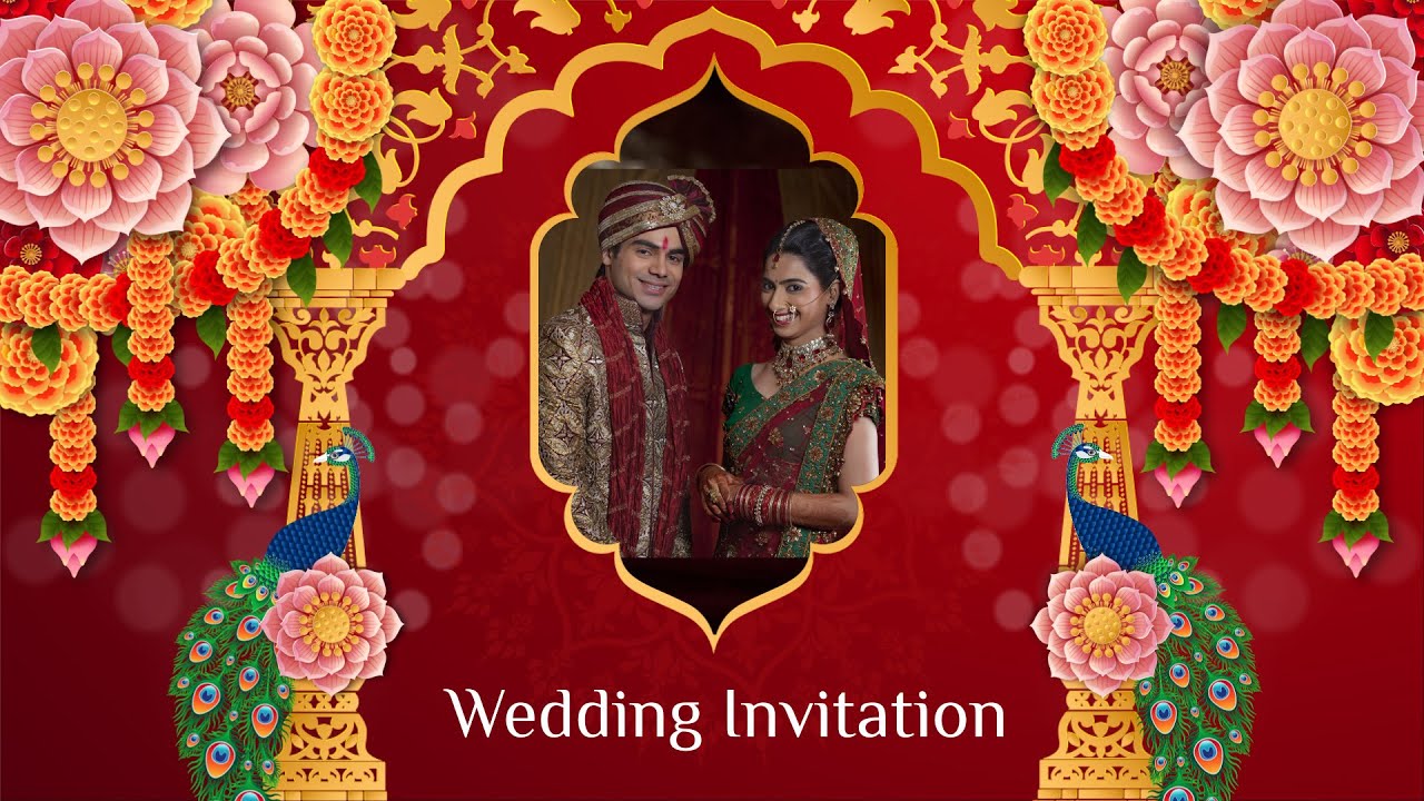 Best Wedding Video Invitations Self editable Create In 30 Mins