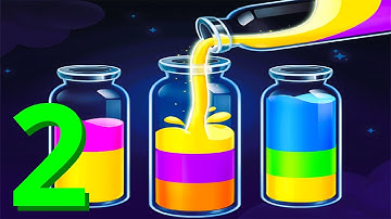 🧩 Water Sort: Color Explorer 🧩 GAMEPLAY Part 2 Levels 16-26 (Android, iOS)