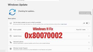Fix Windows Update Error 0x80070002 on Windows 11 (Quick Fix)