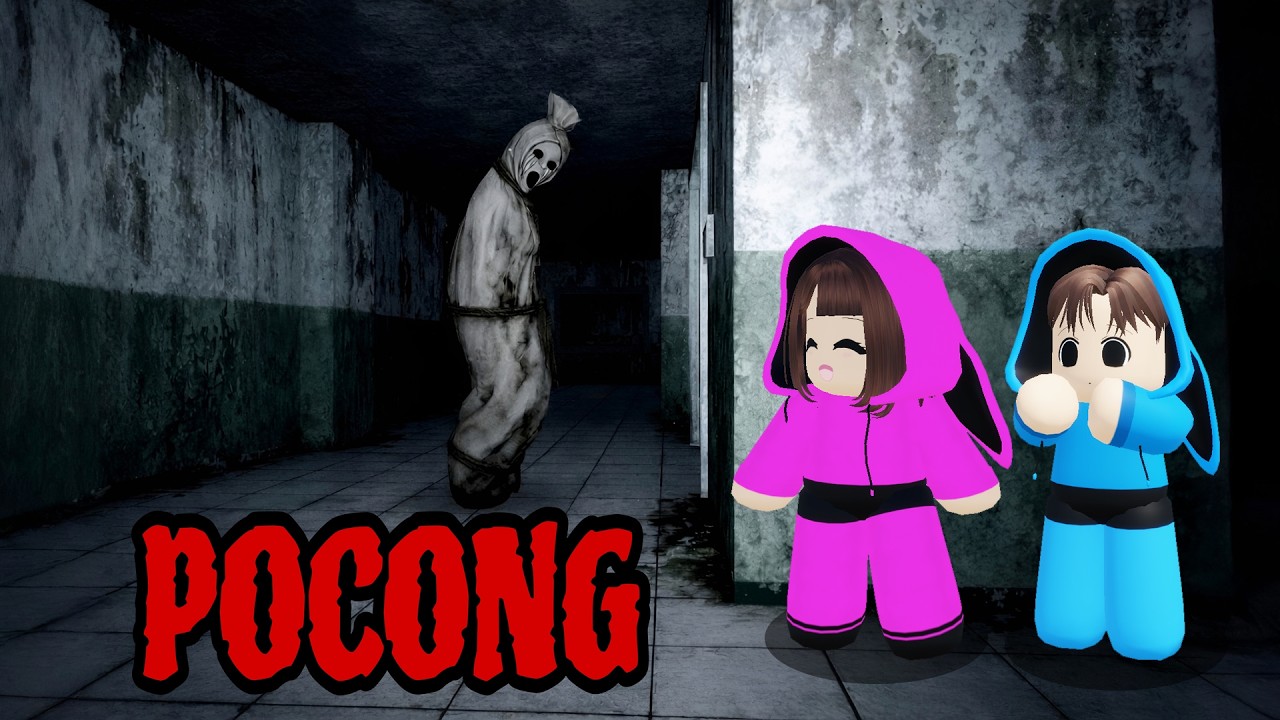 Popo Mimi Diajak Kak Yuta Dan Kak Mio Kerumah Sakit Terbengkalai Ketemu Hantu Pocong || ROBLOX