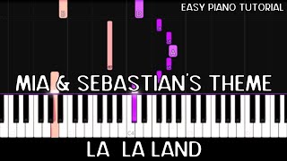 La La Land - Mia & Sebastian's Theme (Easy Piano Tutorial) Resimi