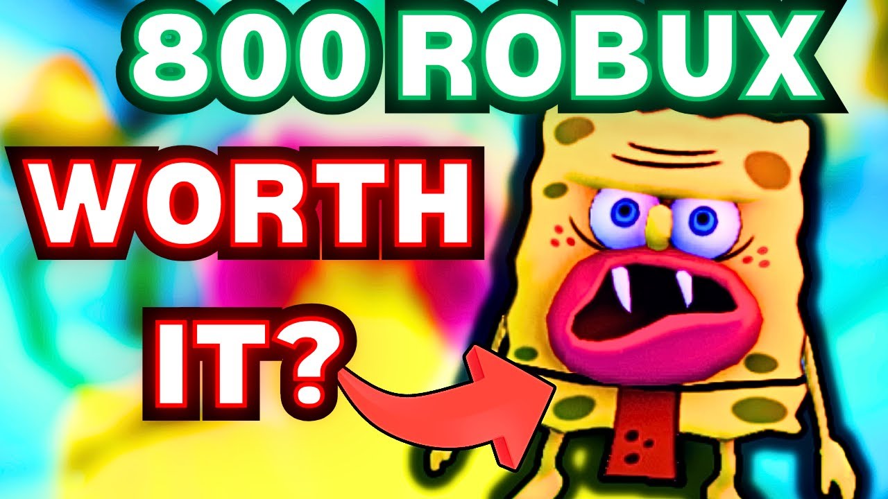 Стоит ли Caveman Sponge Bob 800 ROBUX? SpongeBob Tower Defense Mythic Showcase (Roblox)