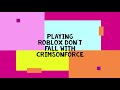 Playing w crimsonforce in roblox dont fall 