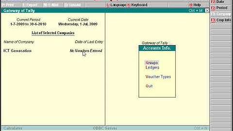 Accounting Software Tally in Bangla - Chart of Accounts , Ledger Create Part2