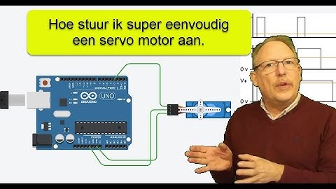 Hoe stuur ik met Arduino heel eenvoudig een servo motor aan?