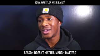 Iowa Wrestler Nasir Bailey Favors Tournament Over Season