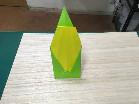とうもろこしの折り方 簡単折り紙レッスン Youtube