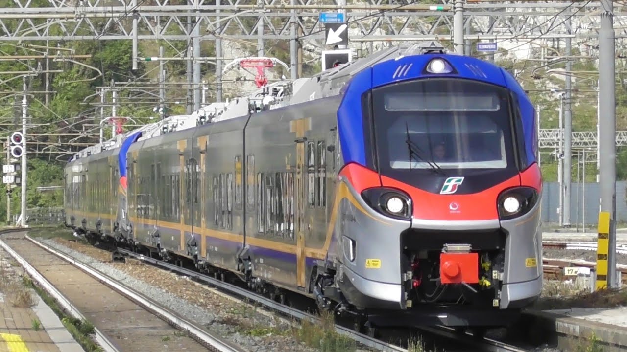 Stazione di Ronco Scrivia, Treni in transito, arrivo e partenza sulla linea dei Giovi [PARTE 2]