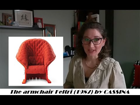 DESIGN OBJECTS The Armchair Feltri 1987 From CASSINA