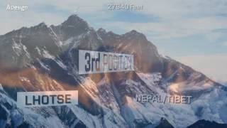 Highest Mountains Motion Graphic Video