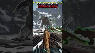 Challenge: KILL ICE TITAN WITH CARCHAS #shorts #ark #challenge