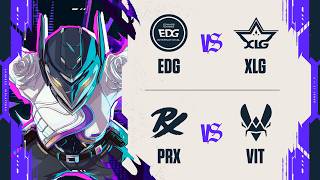 EDG x XLG | PRX x VIT | Masters London | Playoffs - Dia 9