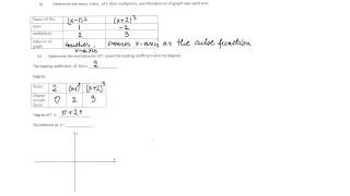 Sketching the graph of a polynomial function