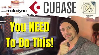 The BEST Way To Use Melodyne In Cubase - Quick Tip - Time Saver!!