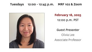 Research for Social Change Seminar Series - Olivia Lee