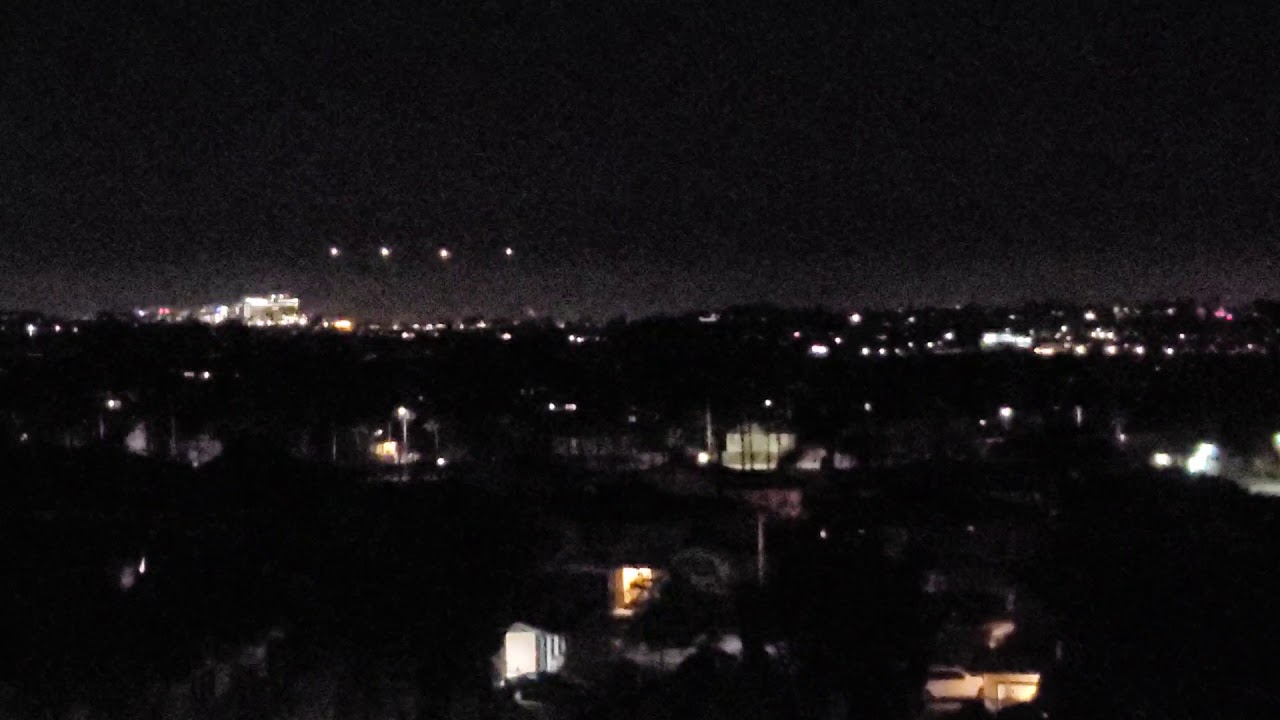 Weird lights over San Diego YouTube
