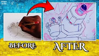 Step by Step: Drawing the Cannoneer💣 from ClashRoyale Game✏️ screenshot 2