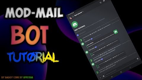 How to make a "Mod-Mail" bot on discord | Replit