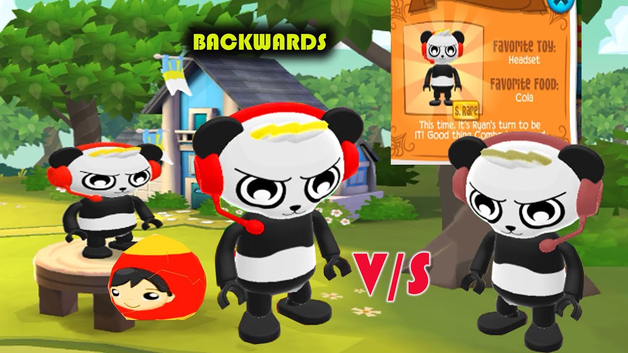 Tag With Ryan Combo Panda PC Game vs Mobile Game Backwards