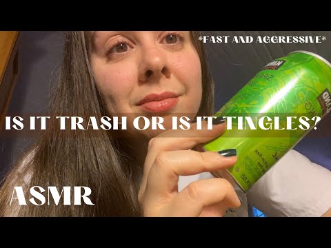 TRASH 🚮 for TINGLES? LOFI FAST AND AGGRESSIVE tapping, scratching + on random items