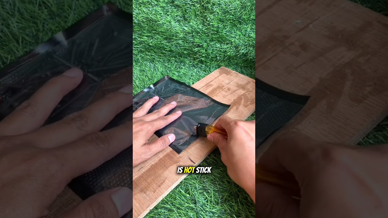 DIY making plastic adhesive tools 