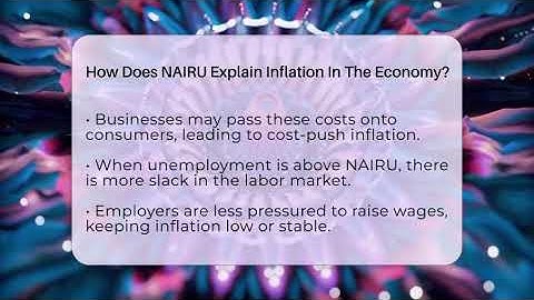 How Does NAIRU Explain Inflation In The Economy? - Inflation Insight Channel