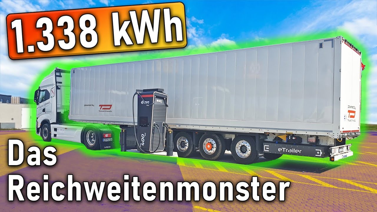 München - Malmö - München: Dieser Elektro LKW hat die gleiche Reichweite wie ein Diesel