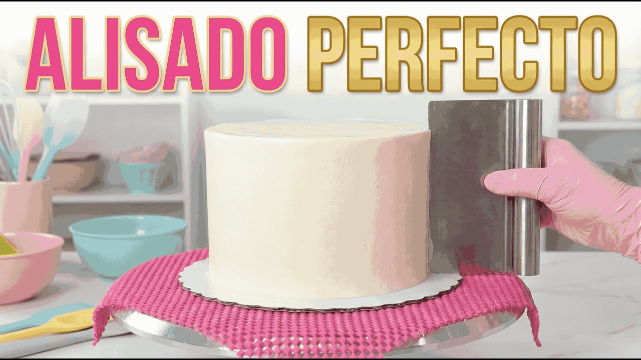 ALISADO PERFECTO PARA TARTAS 🎂 | BORDES PERFECTOS CON BUTTERCREAM | DULCE TENTACIÓN