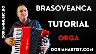 Brașoveanca Keyboard Tutorial – Learn Romanian Folk Style on Organ / Orga Tutorial Step by Step