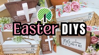 Grab Dollar Tree WOOD for these Amazing EASTER DIYS - Resurrection DIYS