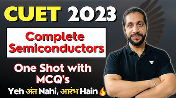 Semiconductors | Most Important MCQs with Concepts 🔥| Chapter 14 | CUET 2023 | Physics
