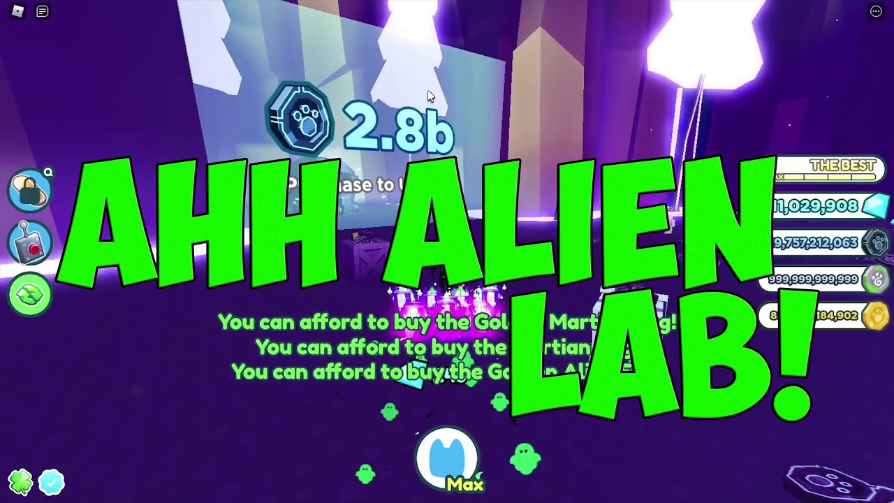 AFK CHEST IS REAL Update ALIENS LAB! Pet Simulator X ALIENS
