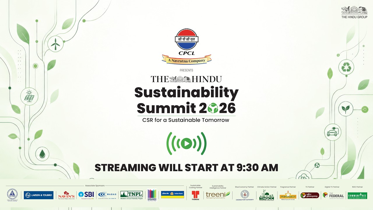 LIVE | The Hindu Sustainability Summit 2026