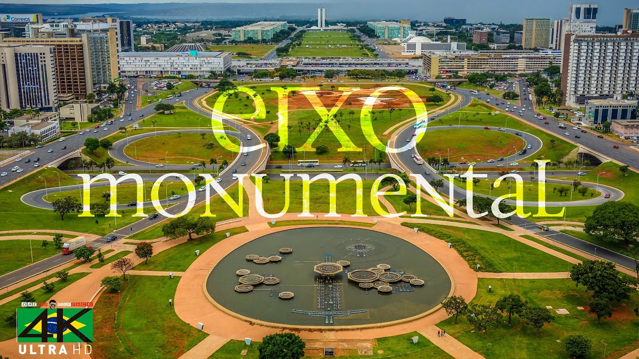 Brasilia Brasil Aug 2018 Monumental Axis Eixo Monumental Avenue