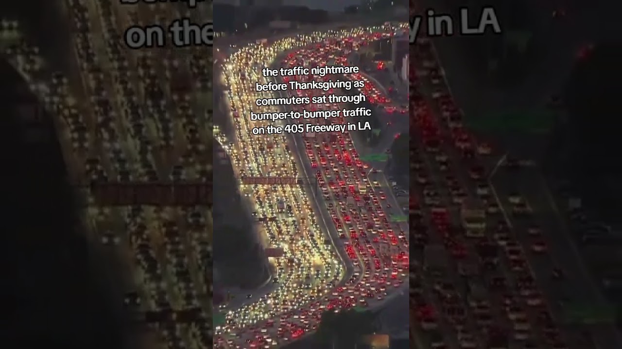 The Traffic Nightmare before Thanksgiving💀 