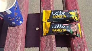Обзор и дегустация сырков Latte Barista с ванилином и с шоколадом (16.03.2024)