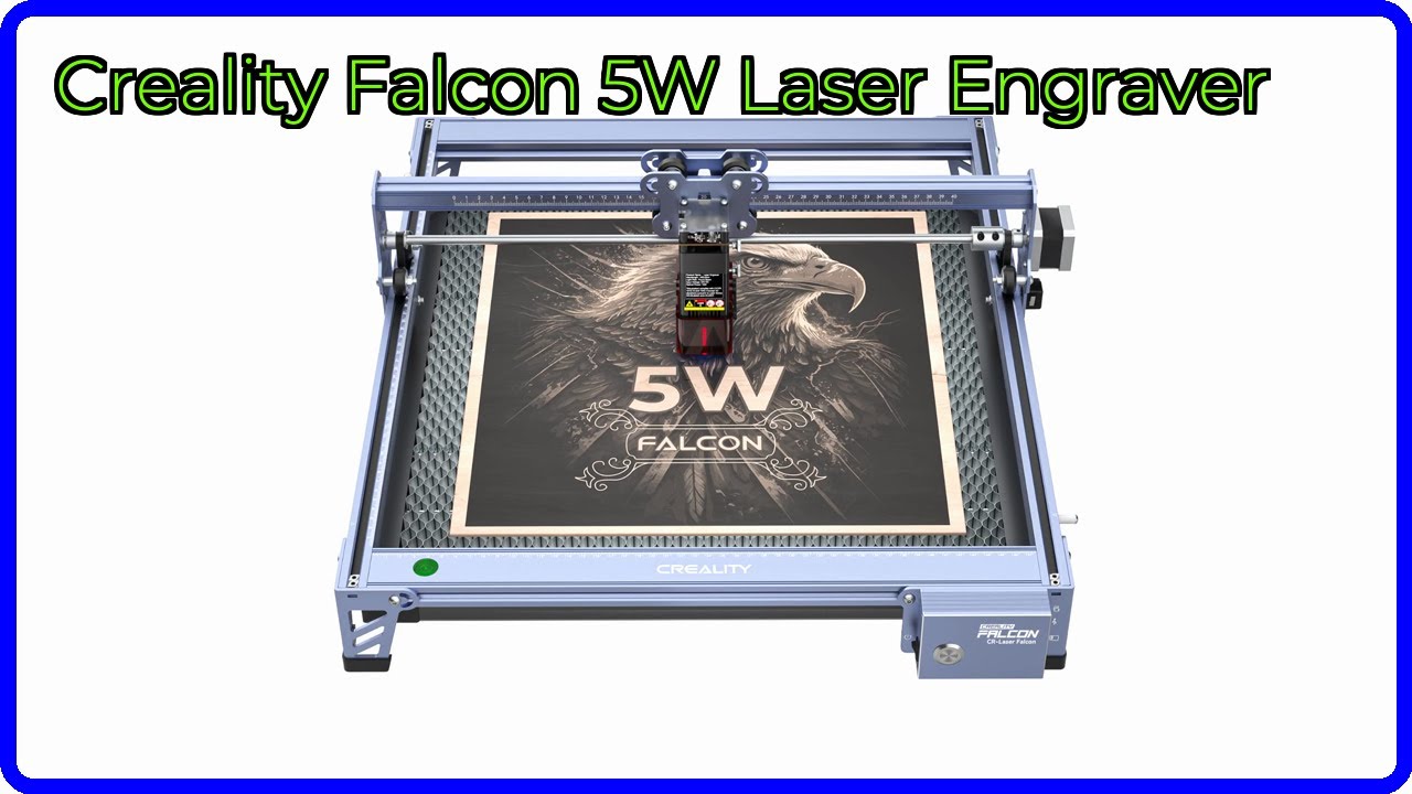 REVIEW (2025): Creality Falcon 5W Laser Engraver. ESSENTIAL details.