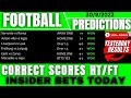 FOOTBALL PREDICTIONS FOR TODAY |BETTING STRATEGY|BETTING TIPS | FREE MATCHES