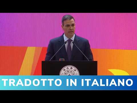 Video Spagna, Pedro Sánchez in Cina: discorso su Europa, multipolarità e cooperazione