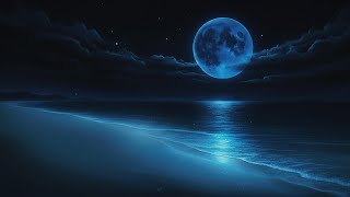 Blue Moon Night Beach – Ocean Waves, Deep Sleep & Meditation Music screenshot 3