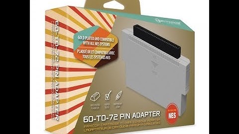 Hyperkin Famicom NES Adaptor Demo review Play Japanese games on your American NES unboxing