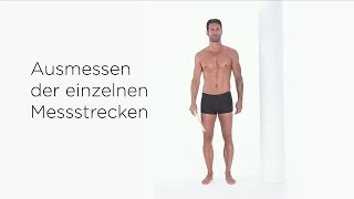 Für Herren: Ganz einfach die richtige Größe ermitteln