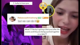 What??? Becky is giving a hint post after the events and they are being spotted together on a date??