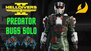 Helldivers 2: Predator Bugs Solo - Hardest Difficulty Gameplay / Full Clear / Deathless