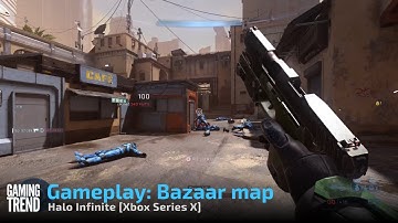 Halo Infinite Gameplay on Xbox Series X - Bazaar map - [Gaming Trend]