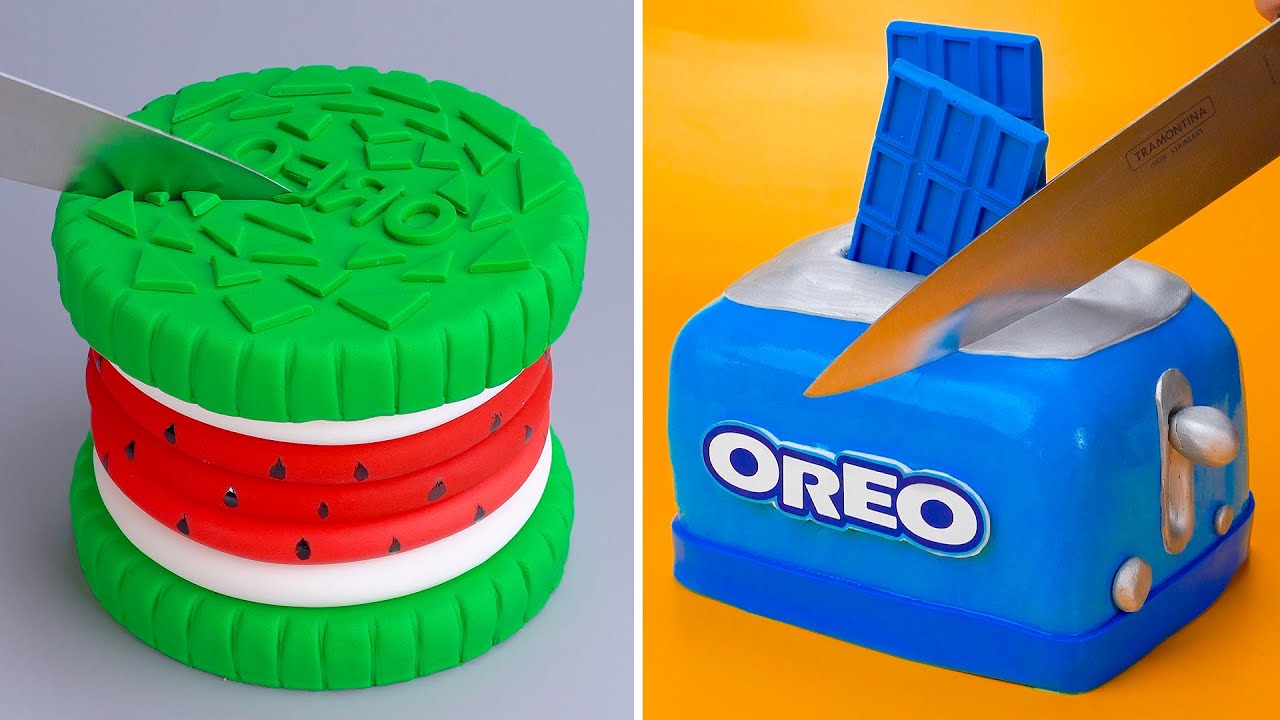 🏡Easy Homemade Fondant Cake Decorating For Family🎂| Amazing Cake Decorating Ideas | Lili Yummy💖