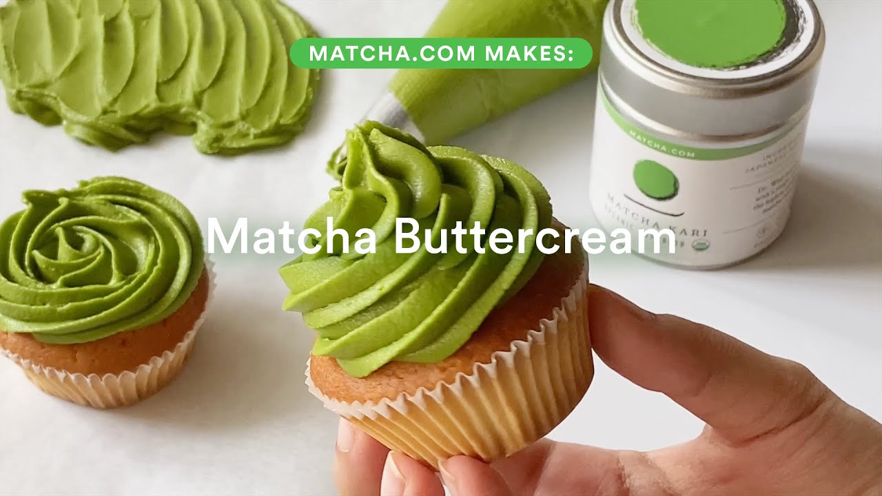 How to make MATCHA BUTTERCREAM