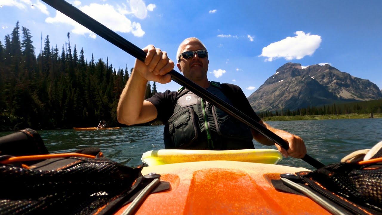 Kayaking Lower Two Medicine Lake // Glacier National Park