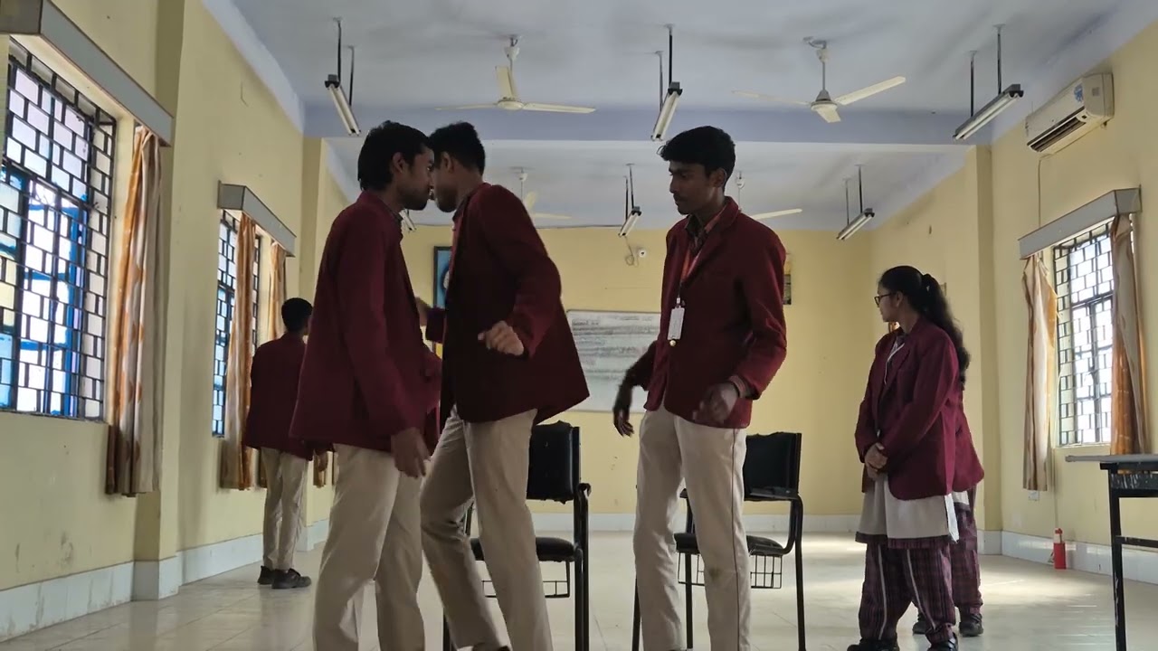 Skit by std 11th students #school day #theme#practice session #davpublicschool #ntpc
